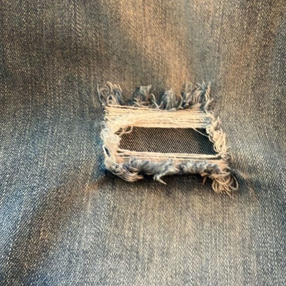 VIP Light Blue Ankle Jeans with Distressed Details - Picture 5 of 6